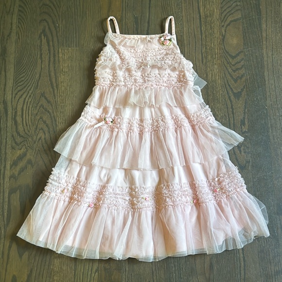 Kate Mack Other - Kate Mack size 6 floral ruffle dress